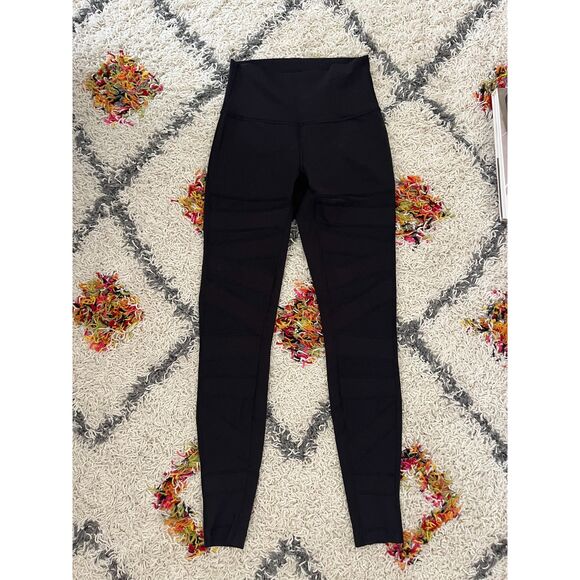 Lululemon Wunder Under Pant (Hi-Rise) *Tech Mesh 28" - Picture 2 of 5